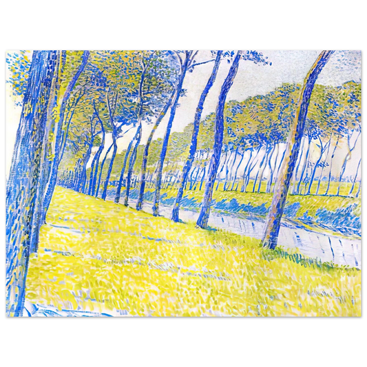 Theo van Rysselberghe - CANAL IN FLANDERS 1894 Fine Art Poster - Default Title