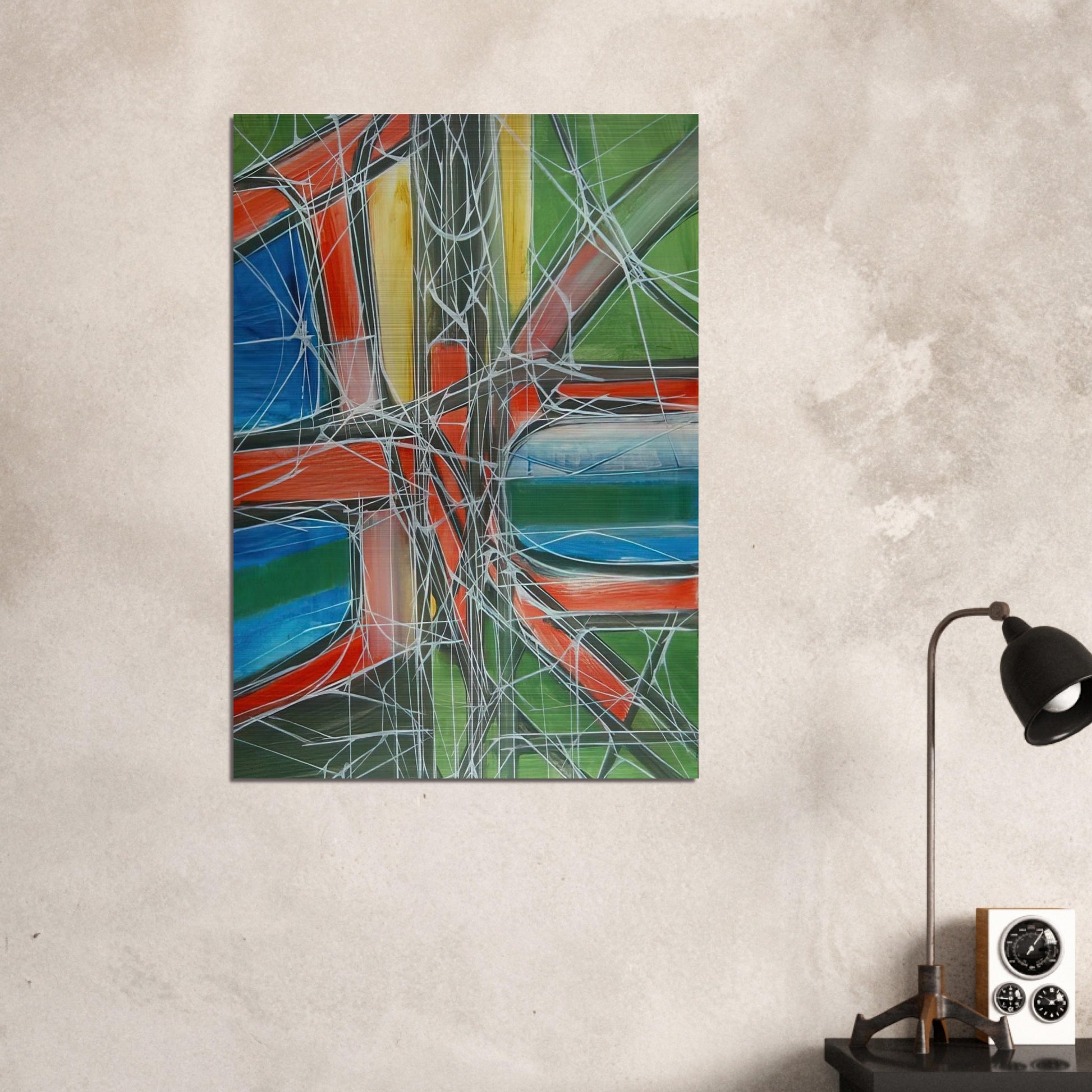 untitled - 1965 - Jimmy Ernst Brushed Aluminum Print - 70x100 cm / 28x40 inches | Jimmy Ernst Aluminum Print | Jimmy Ernst Prints