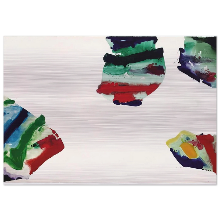 Los Angeles - Sam Francis Brushed Aluminum Print - 70x100 cm / 28x40 inches | Sam Francis Aluminum Print | Sam Francis Prints