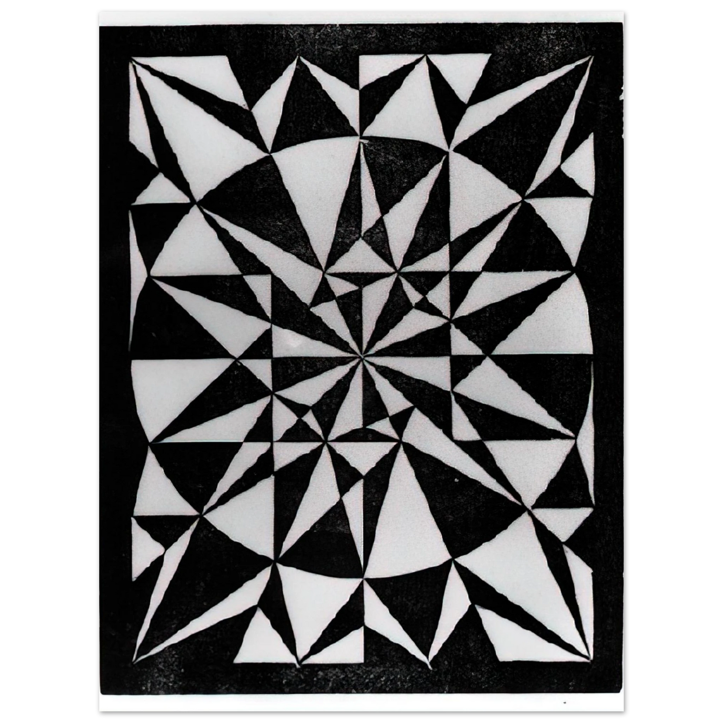 MC Escher - FLOR DE PASCUA BEAUTIFUL Wall Art - 21x29.7 cm / 8x12" - Fine Art Poster - -