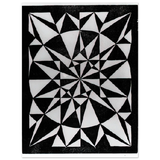 MC Escher - FLOR DE PASCUA BEAUTIFUL Wall Art - 21x29.7 cm / 8x12" - Fine Art Poster - -