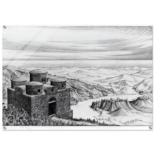 CATTOLICA OF STILO CALABRIA 1930 - MC Escher Acrylic Print - 70x100 cm / 28x40″ inches | Maurits Cornelis Escher Prints