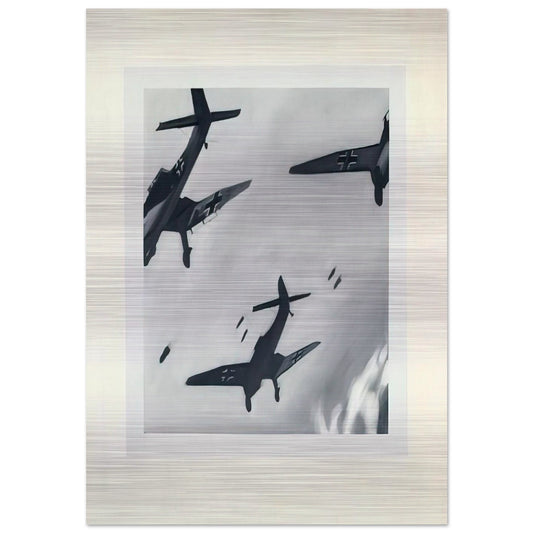 STUKAS 1964 - Gerhard Richter Brushed Aluminum Print - 70x100 cm / 28x40 inches | Gerhard Richter Aluminum Print | Gerhard Richter Prints