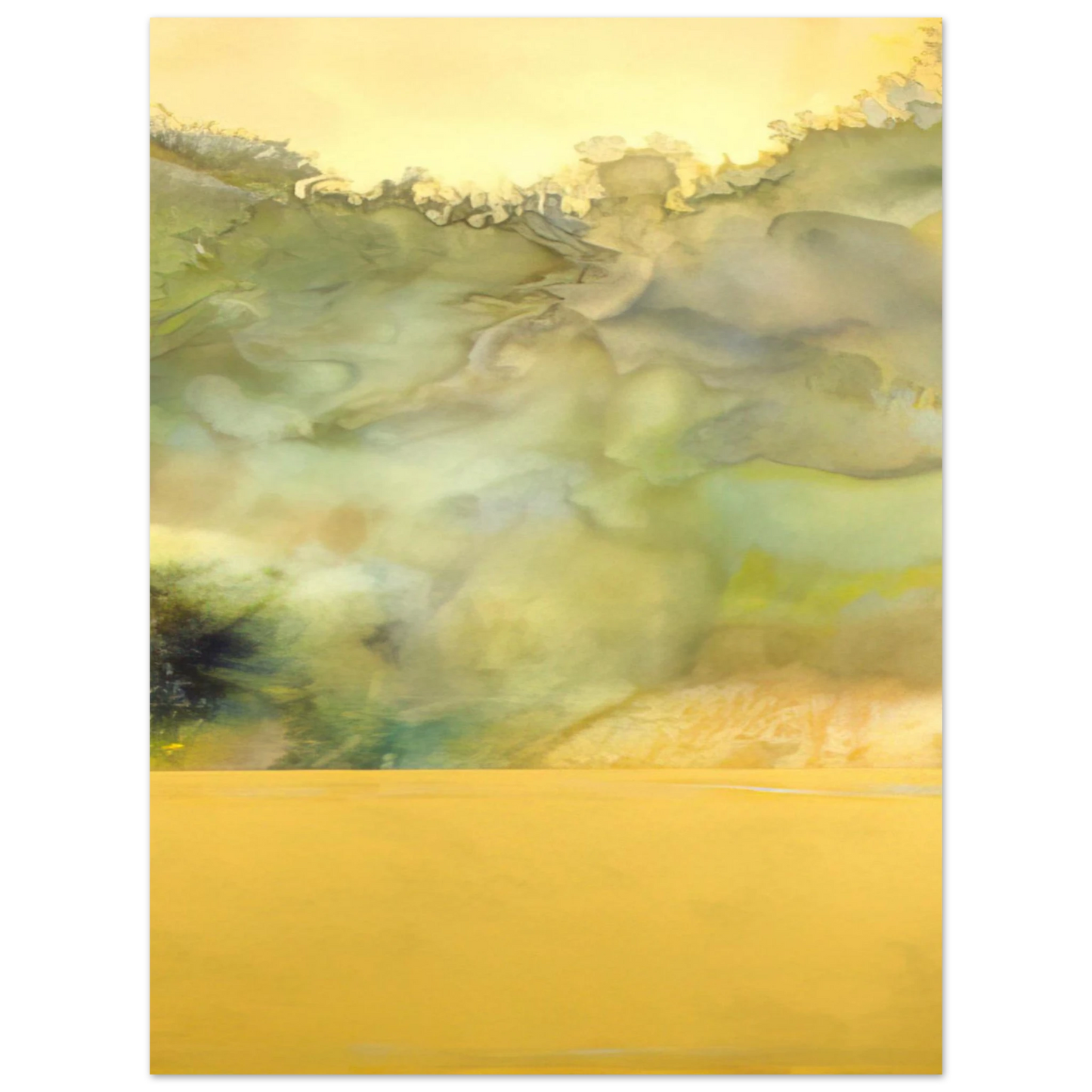 Ronnie Landfield - Elijah - 1969 Fine Art Poster - Default Title