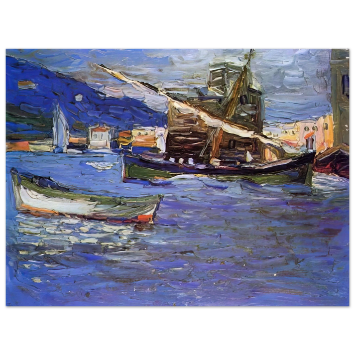 Wassily Kandinsky - RAPALLO GRAUER DAY 1905  75x100 cm / 30x40inches Fine Art Poster