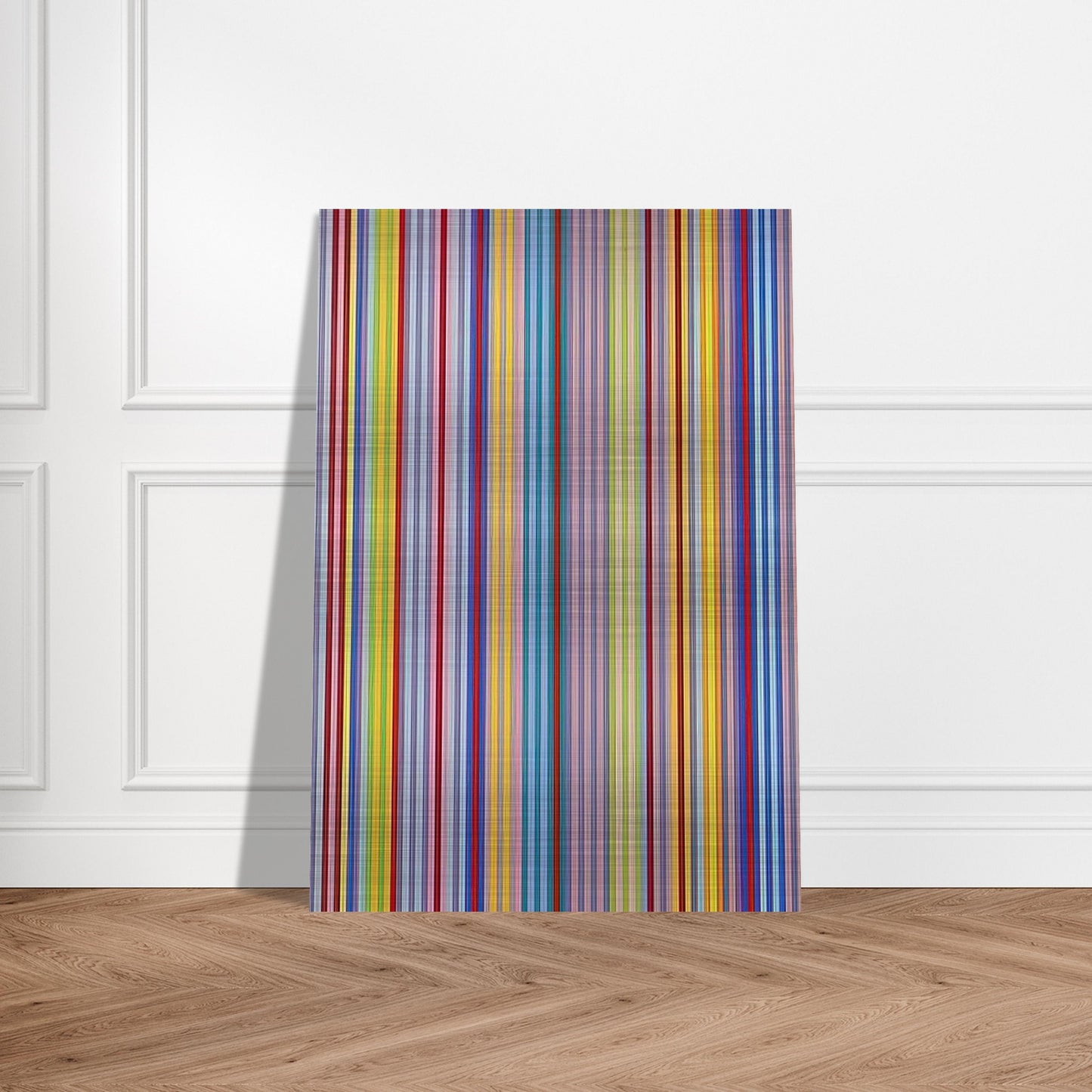 Battle for Grownups - 1970 - Gene Davis Brushed Aluminum Print - 70x100 cm / 28x40 inches | Gene Davis Aluminum Print | Gene Davis Prints