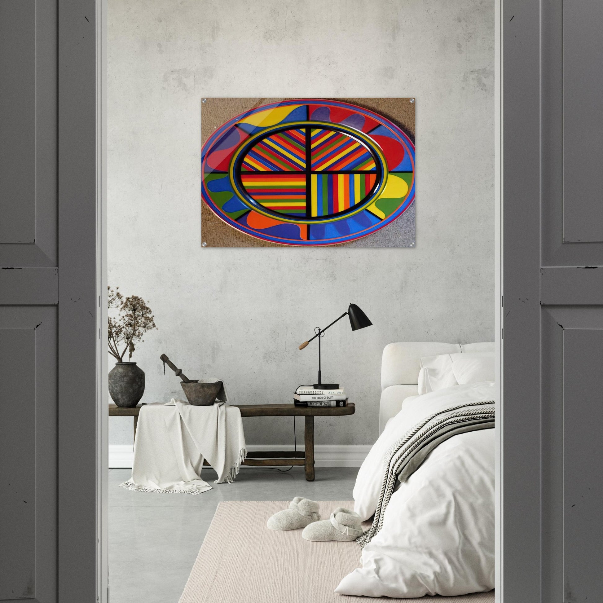 Lines in Four Directions - Sol LeWitt Acrylic Print - 70x100 cm / 28x40″ inches | Sol LeWitt Wall Art | Sol LeWitt Prints