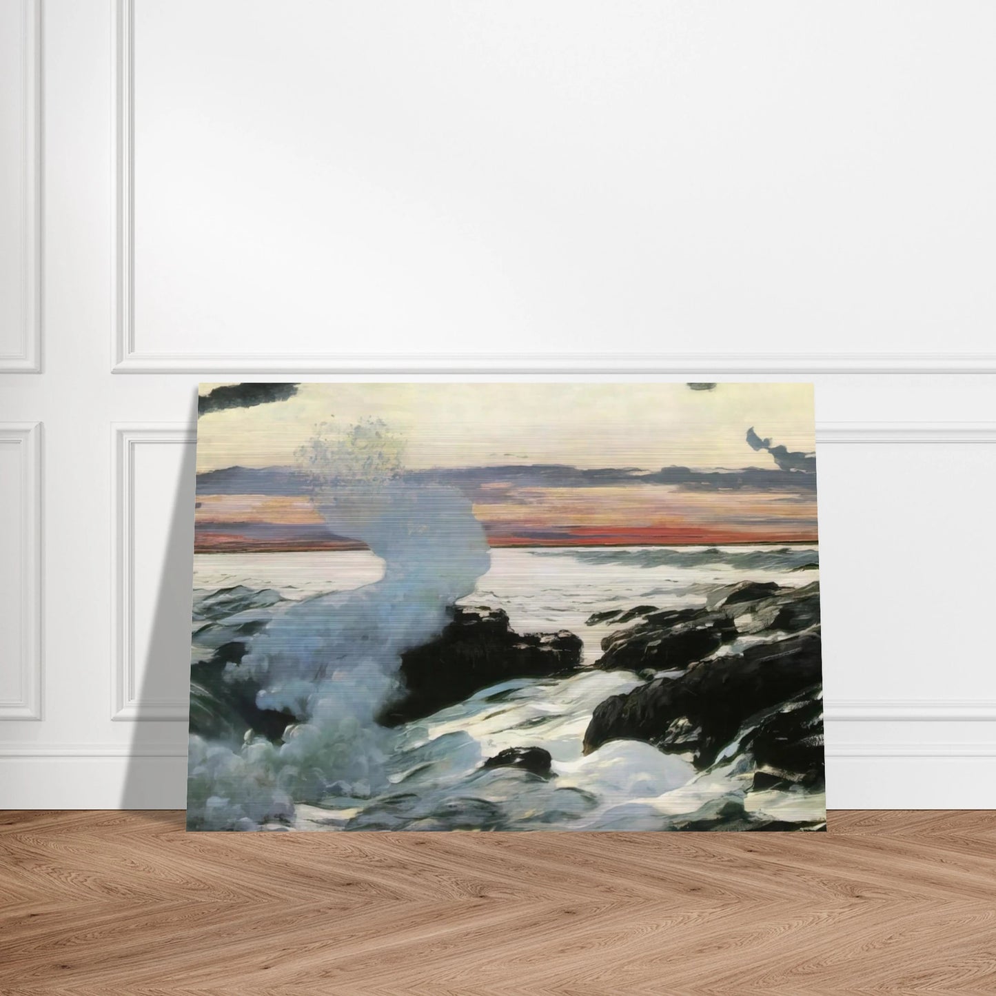 WEST POINT PROUT S NECK - Winslow Homer Brushed Aluminum Print - 70x100 cm / 28x40 inches | Winslow Homer Aluminum Print | Winslow Homer Prints