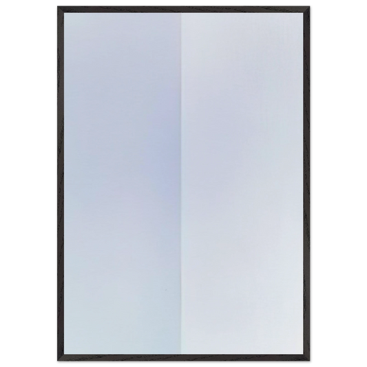 Homage to Newman II - 1979 - Gene Davis Framed Art Print – Black Wooden Frame - Default Title - -Framed Art Print