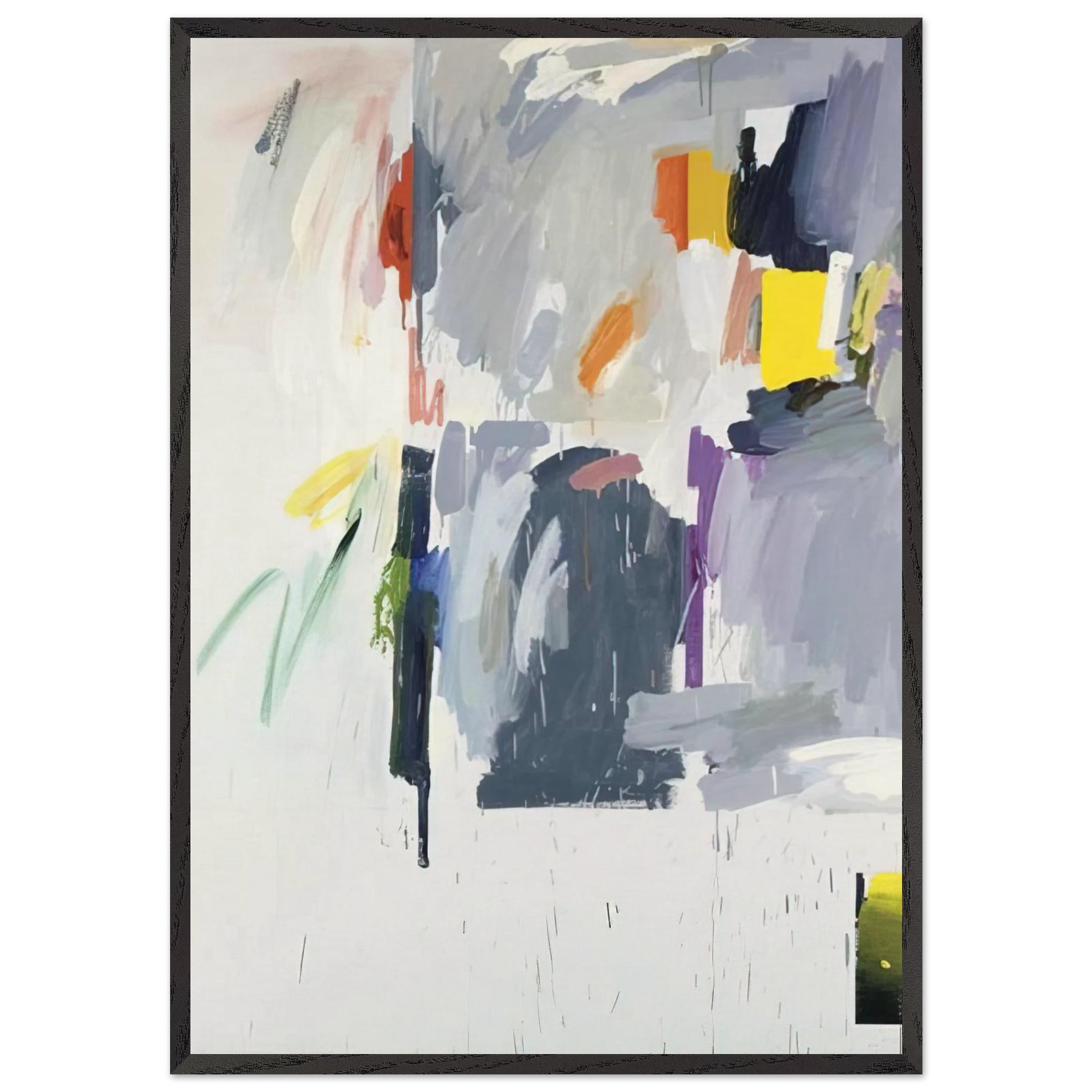 Chock Full O Nuts - 1975 - Mark Lancaster Framed Art Print – Black Wooden Frame - Default Title - -Framed Art Print