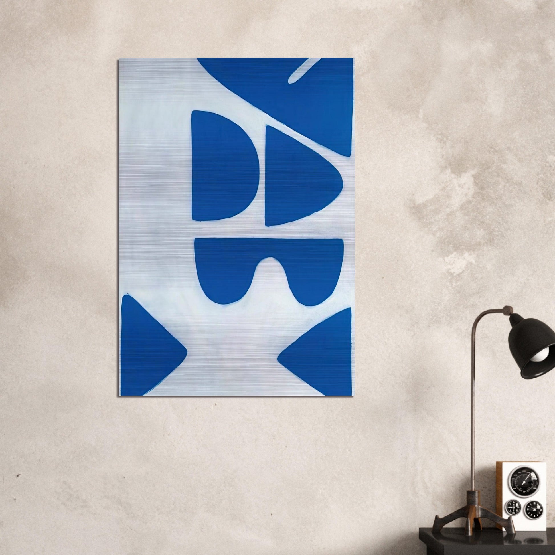 Berlin Blues 6 - 1966 - William Scott Brushed Aluminum Print - 70x100 cm / 28x40 inches | William Scott Aluminum Print | William Scott Prints