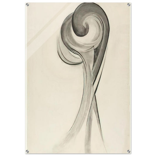 Drawing XII - Georgia O'Keeffe Acrylic Print - 70x100 cm / 28x40″ inches | Georgia O'Keeffe Wall Art | Georgia O'Keeffe Prints