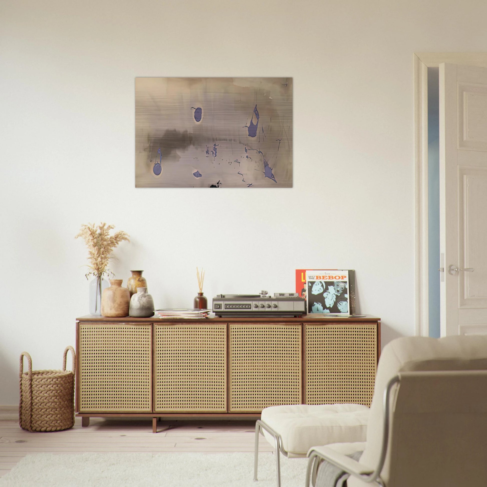 Sacrifice Decision, 1981- - Helen Frankenthaler Brushed Aluminum Print - 70x100 cm / 28x40 inches | Helen Frankenthaler Aluminum Print | Helen Frankenthaler Prints