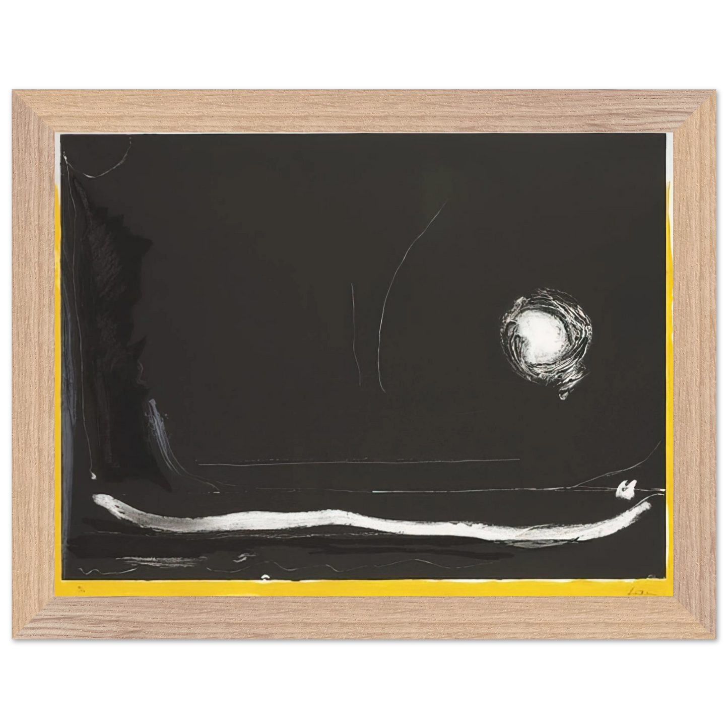 Helen Frankenthaler - Yellow Jack - 1985 Wall art - 21x29.7 cm / 8x12" - Fine Art Poster - -