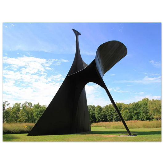Alexander Calder - THE ARCH 1975 Fine Art Poster - 13x18 cm / 5x7 inches