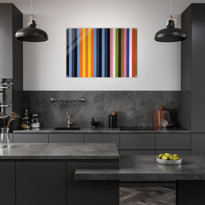 Flower Machine - 1964 - Gene Davis Acrylic Print - 70x100 cm / 28x40″ inches | Gene Davis Wall Art | Gene Davis Prints