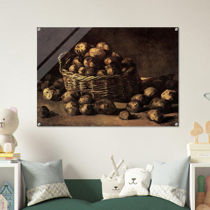 Basket of Potatoes - Vincent van Gogh Acrylic Print - 70x100 cm / 28x40″ inches