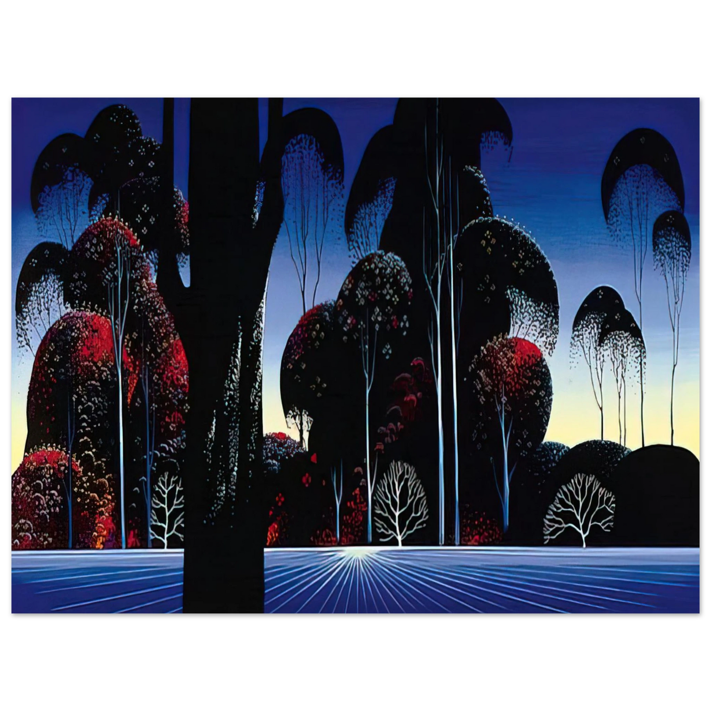 Eyvind Earle - Dark Silence Fine Art Poster - Default Title