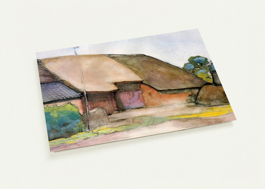 Farm Sun By Piet Mondrian Pack of 10 Post Cards | Piet Mondrian Post Cards | A6 (10.5 x 14.8 cm) - 4.1 x 5.8 inches
