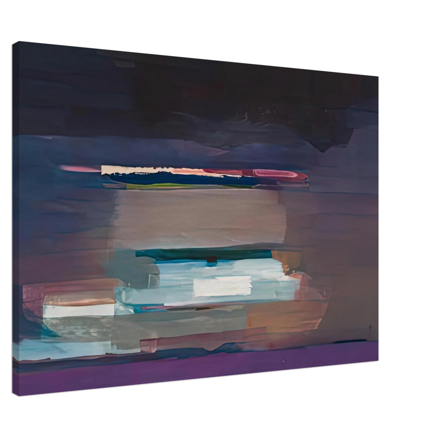Helen Frankenthaler - Viewpoint I, 1974- Wall Art - 30x40 cm / 12x16 inches - Premium Wooden Framed Poster With Fine Art Paper - White frame