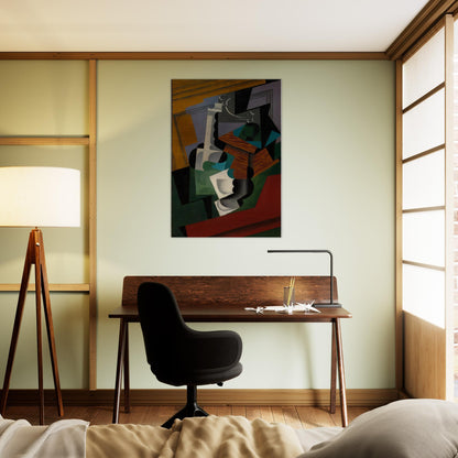THE COFFEE MILL 1916 - Juan Gris Brushed Aluminum Print - 70x100 cm / 28x40 inches | Juan Gris Aluminum Print | Juan Gris Prints