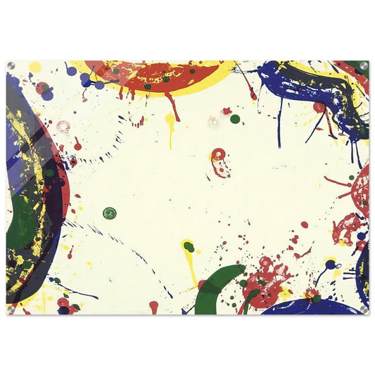 Sun Up - Sam Francis Acrylic Print - 70x100 cm / 28x40″ inches