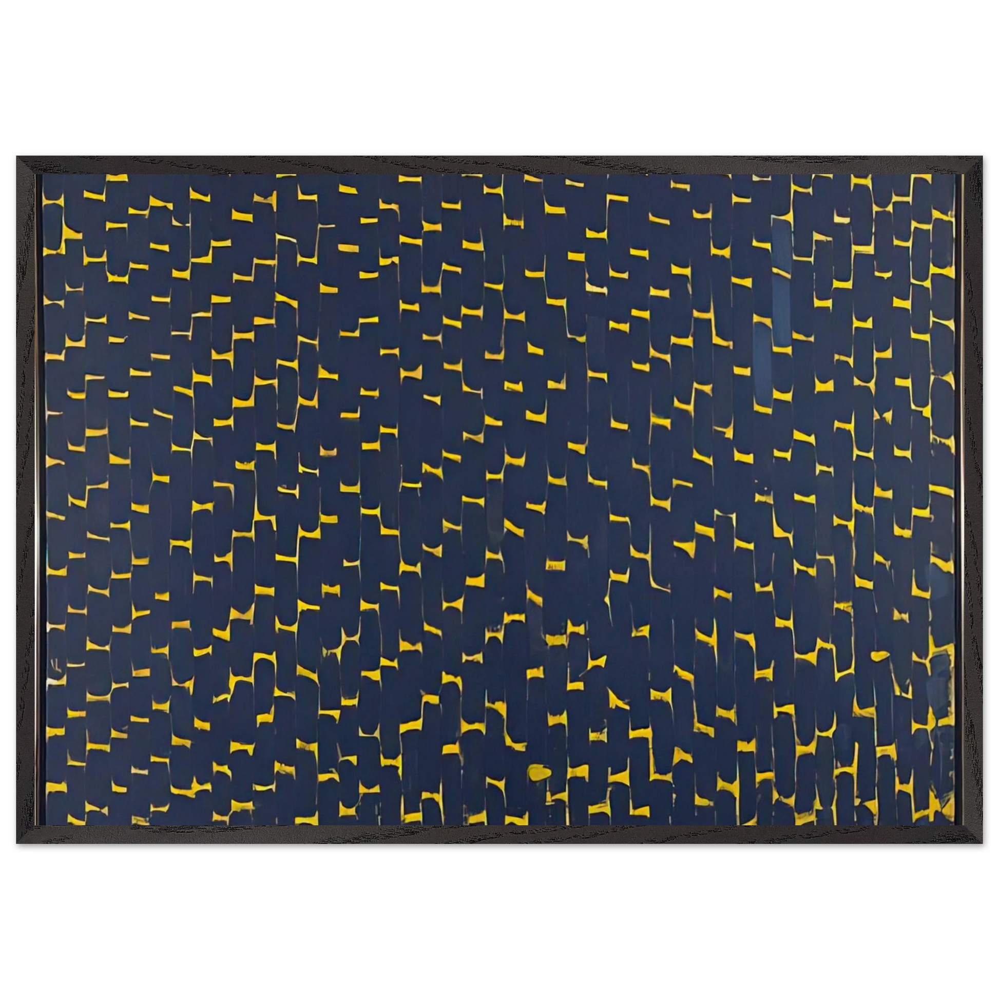 LATE NIGHT REFLECTIONS 1972 - Alma Woodsey Thomas Framed Art Print – Black Wooden Frame - Default Title - -Framed Art Print