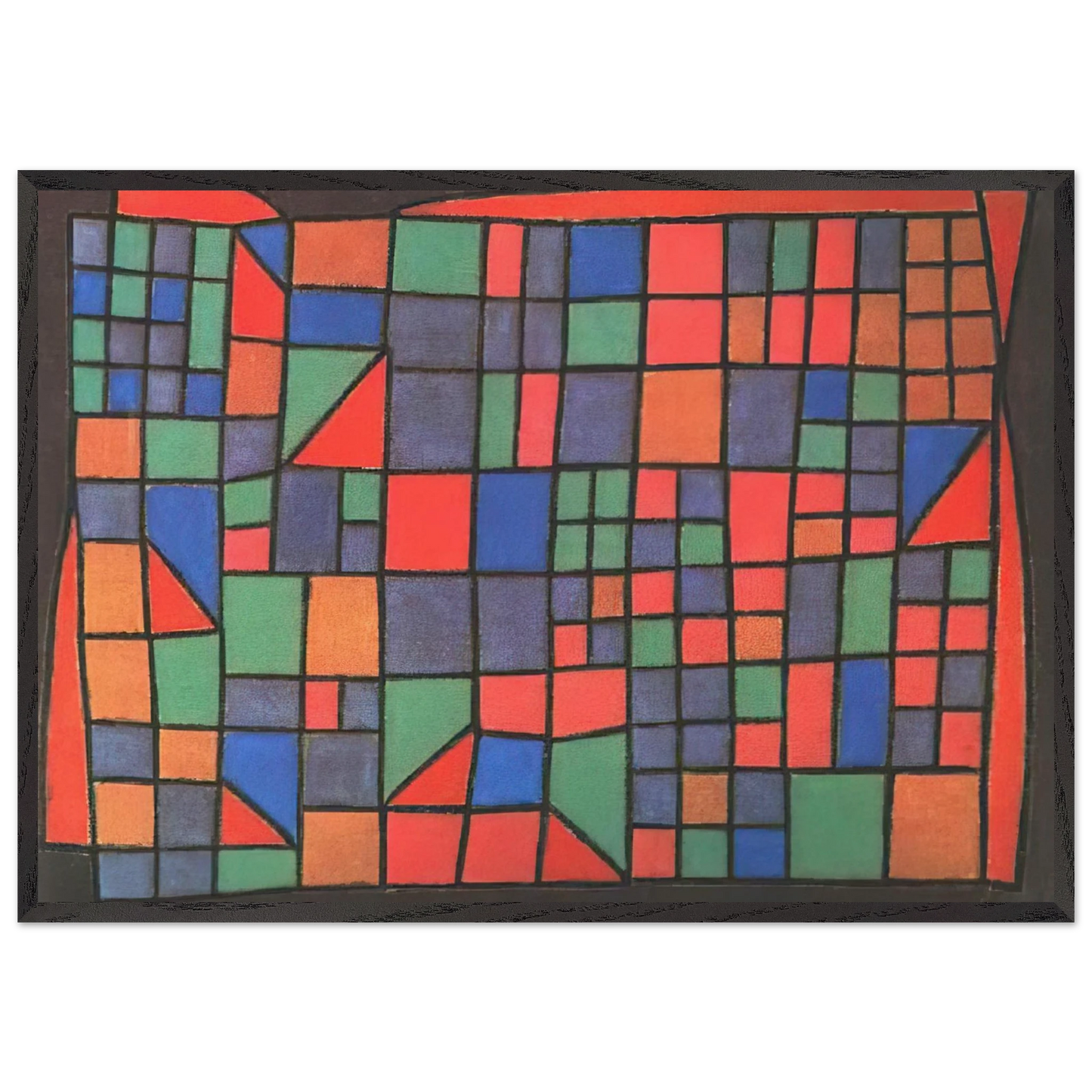 GLASS FACADE 1940 - Paul Klee Framed Art Print – Black Wooden Frame - Default Title - -Framed Art Print