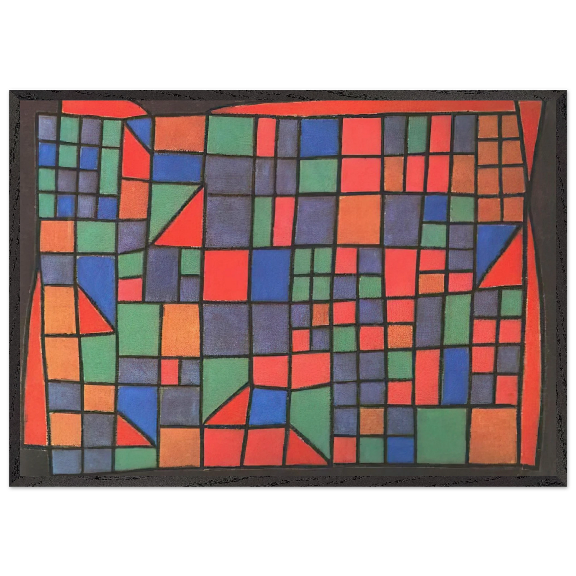 GLASS FACADE 1940 - Paul Klee Framed Art Print – Black Wooden Frame - Default Title - -Framed Art Print