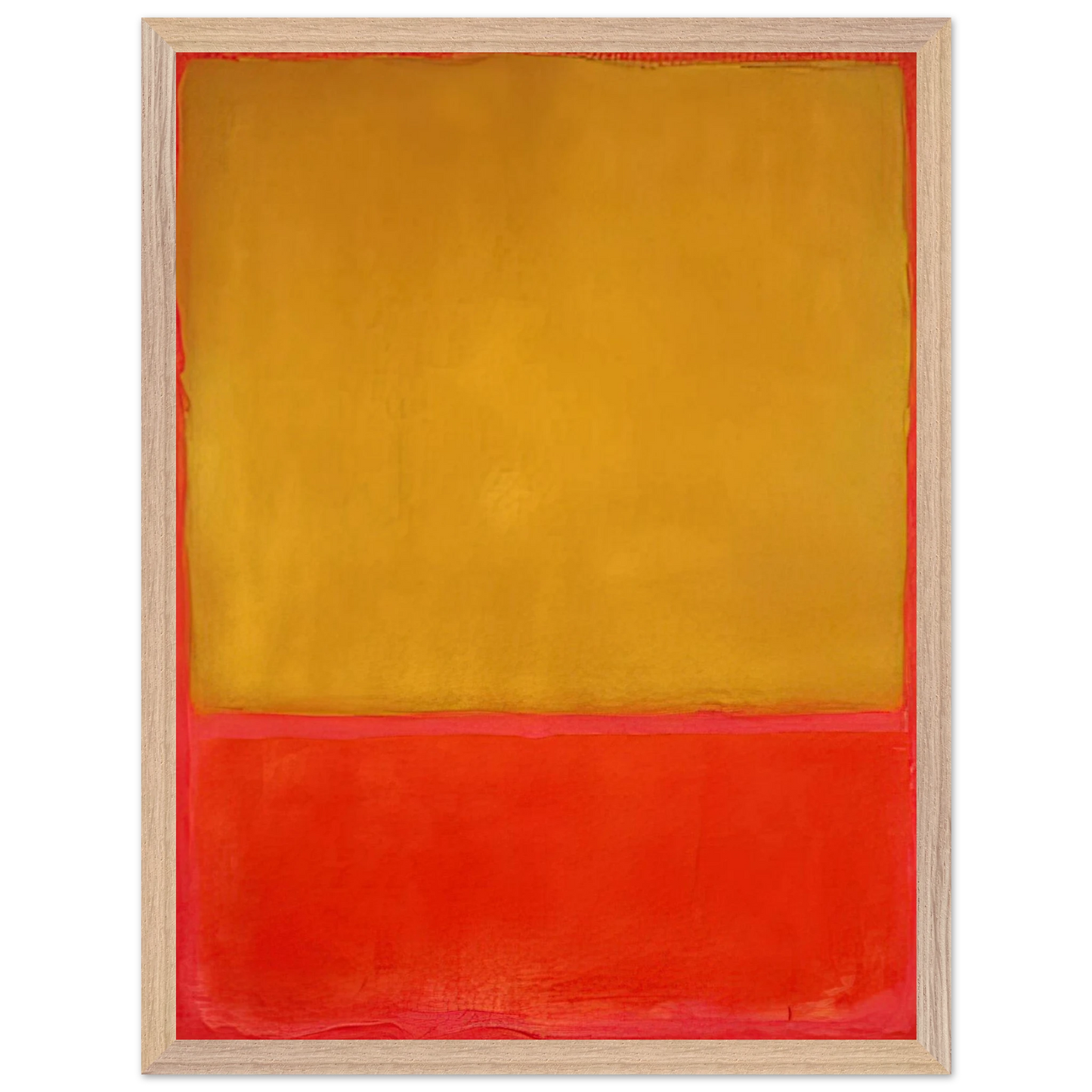 Mark Rothko - Ochre and Red on Red - 1954 Wall Art - 30x40 cm / 12x16 inches - Fine Art Poster - -