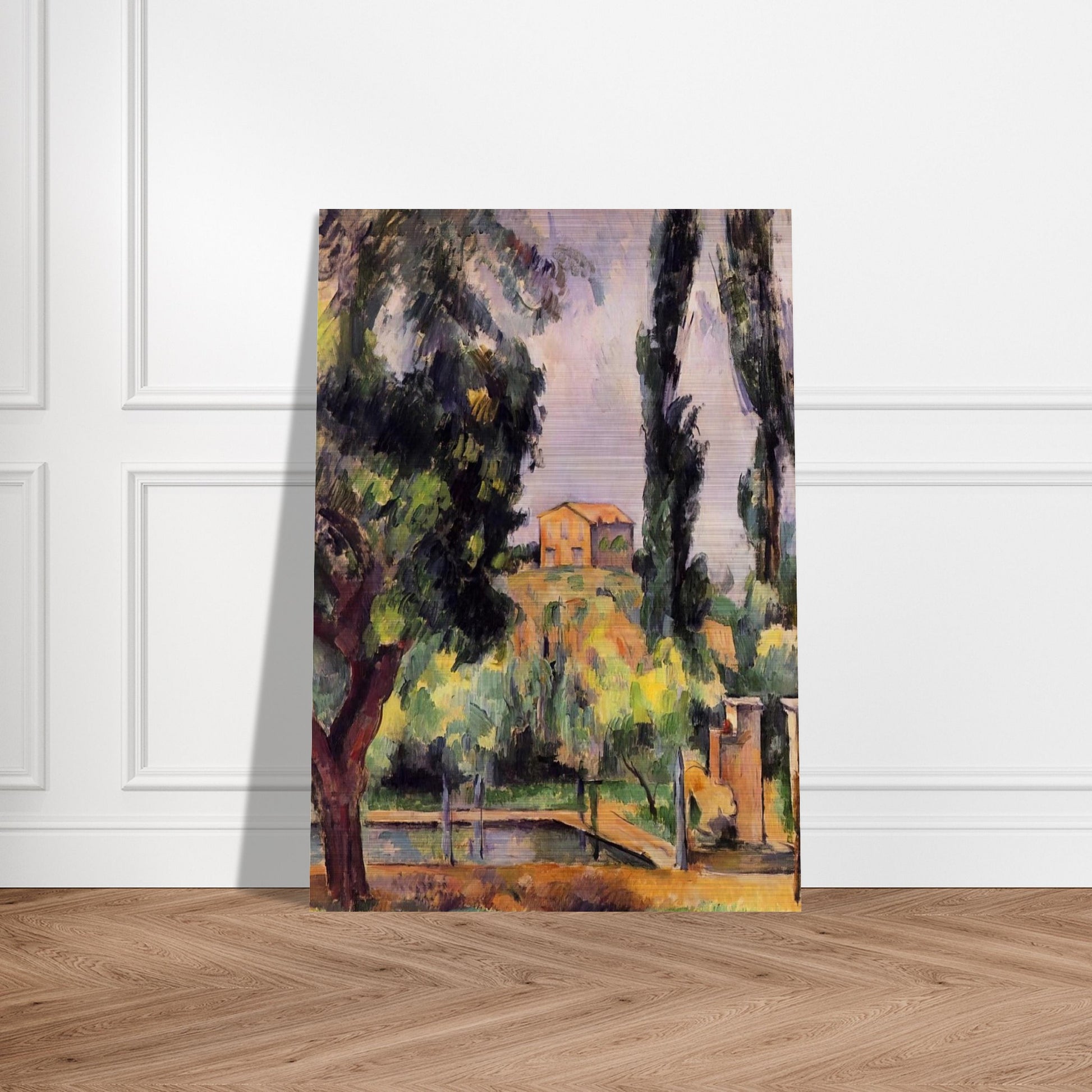 Jas de Bouffan - Paul Cézanne Brushed Aluminum Print - 70x100 cm / 28x40 inches | Paul Cézanne Aluminum Print | Paul Cézanne Prints