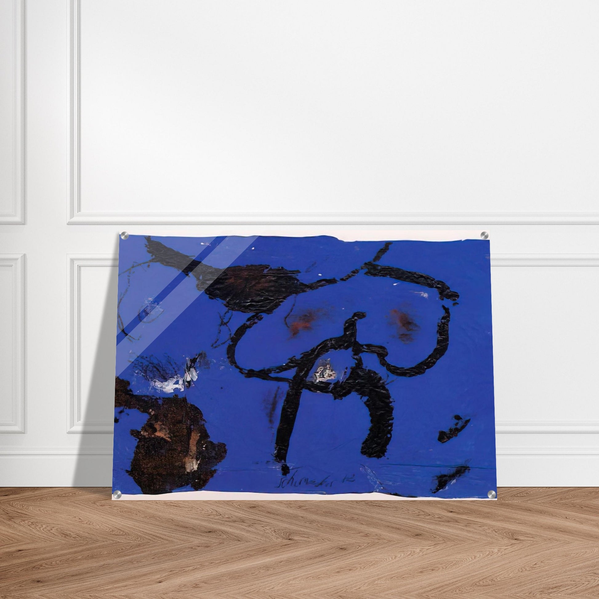 G-3 - 1982 - Emil Schumacher Acrylic Print - 70x100 cm / 28x40″ inches | Emil Schumacher Wall Art | Emil Schumacher Prints