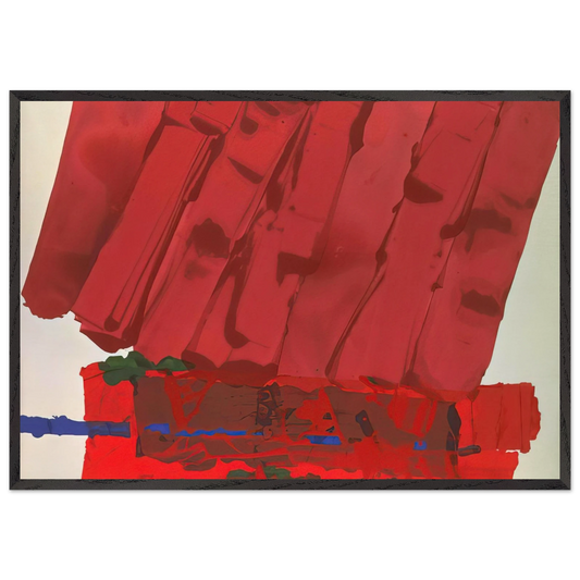 Flodden - 1978 - Albert Irvin Framed Art Print – Black Wooden Frame - Default Title - -Framed Art Print