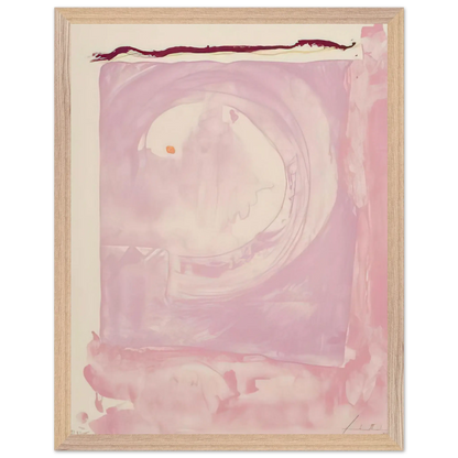 Helen Frankenthaler - Reflections IX - 1995 Wall art - 20x25 cm / 8x10 inches - Premium Wooden Framed Poster With Fine Art Paper - Wood frame