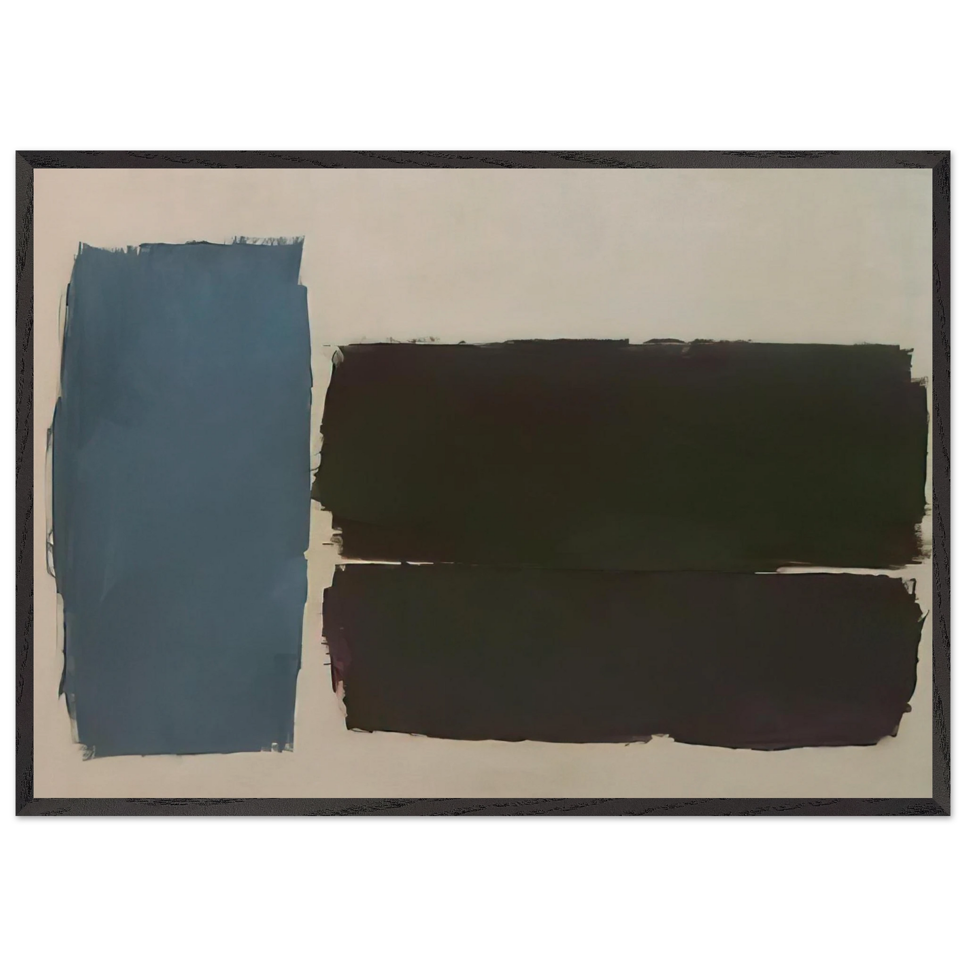 Untitled - 1963 N6 - Ray Parker Framed Art Print – Black Wooden Frame - Default Title - -Framed Art Print