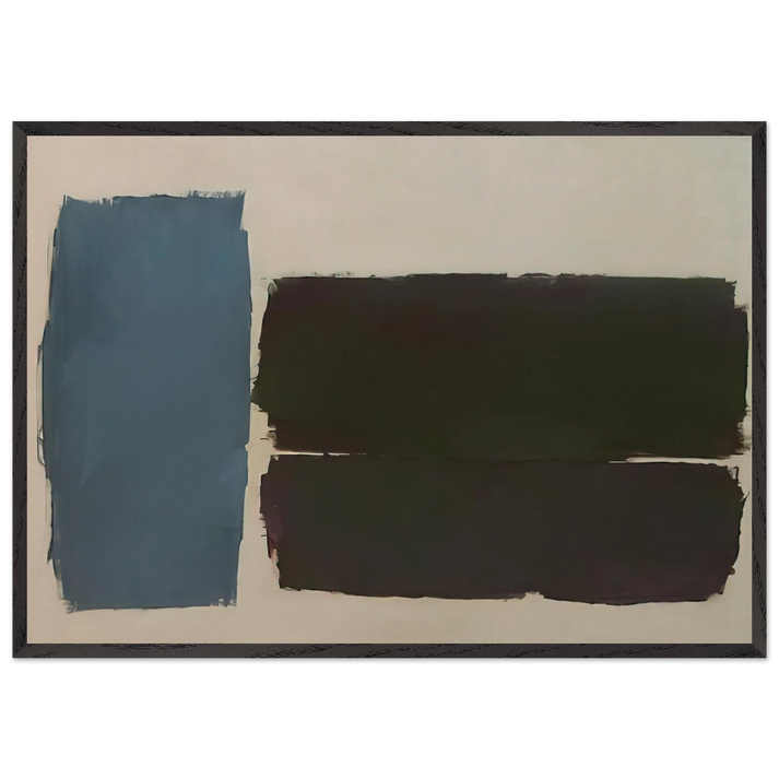 Untitled - 1963 N6 - Ray Parker 70x100 cm / 28x40 inches Framed Art Print – Black Wooden Frame