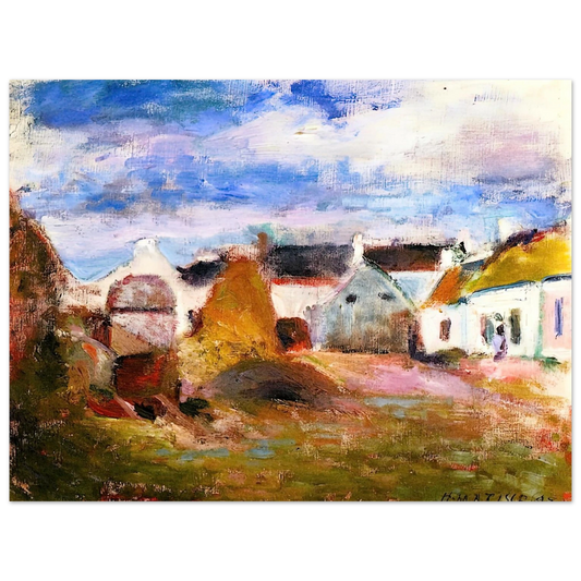 Henri Matisse - FARMYARD IN BRITTANY 1897 Fine Art Poster - Default Title