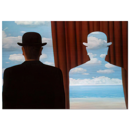 DECALCOMANIA 1966 - Rene Magritte Brushed Aluminum Print - 70x100 cm / 28x40 inches | Rene Magritte Aluminum Print | Rene Magritte Prints