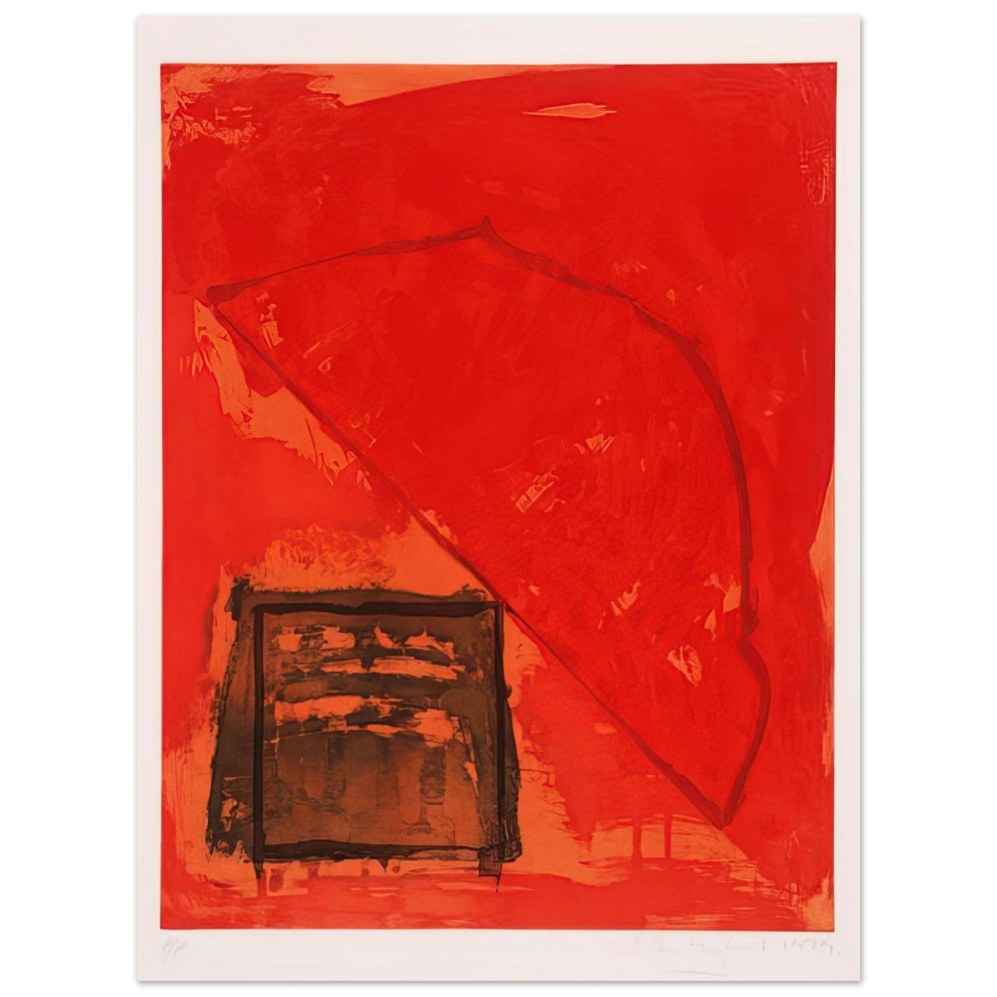 John Hoyland - Trace - 1979 Fine Art Poster - Default Title