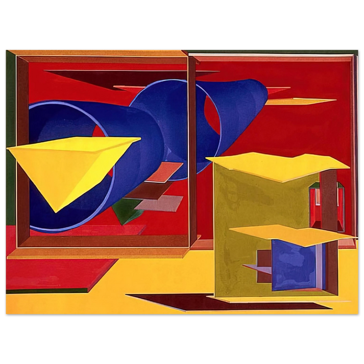 Al Held - Pachinko  75x100 cm / 30x40inches Fine Art Poster