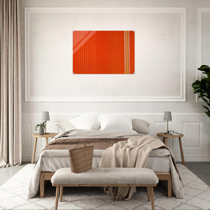 Red Devil - 1959 - Gene Davis Acrylic Print - 70x100 cm / 28x40″ inches | Gene Davis Wall Art | Gene Davis Prints