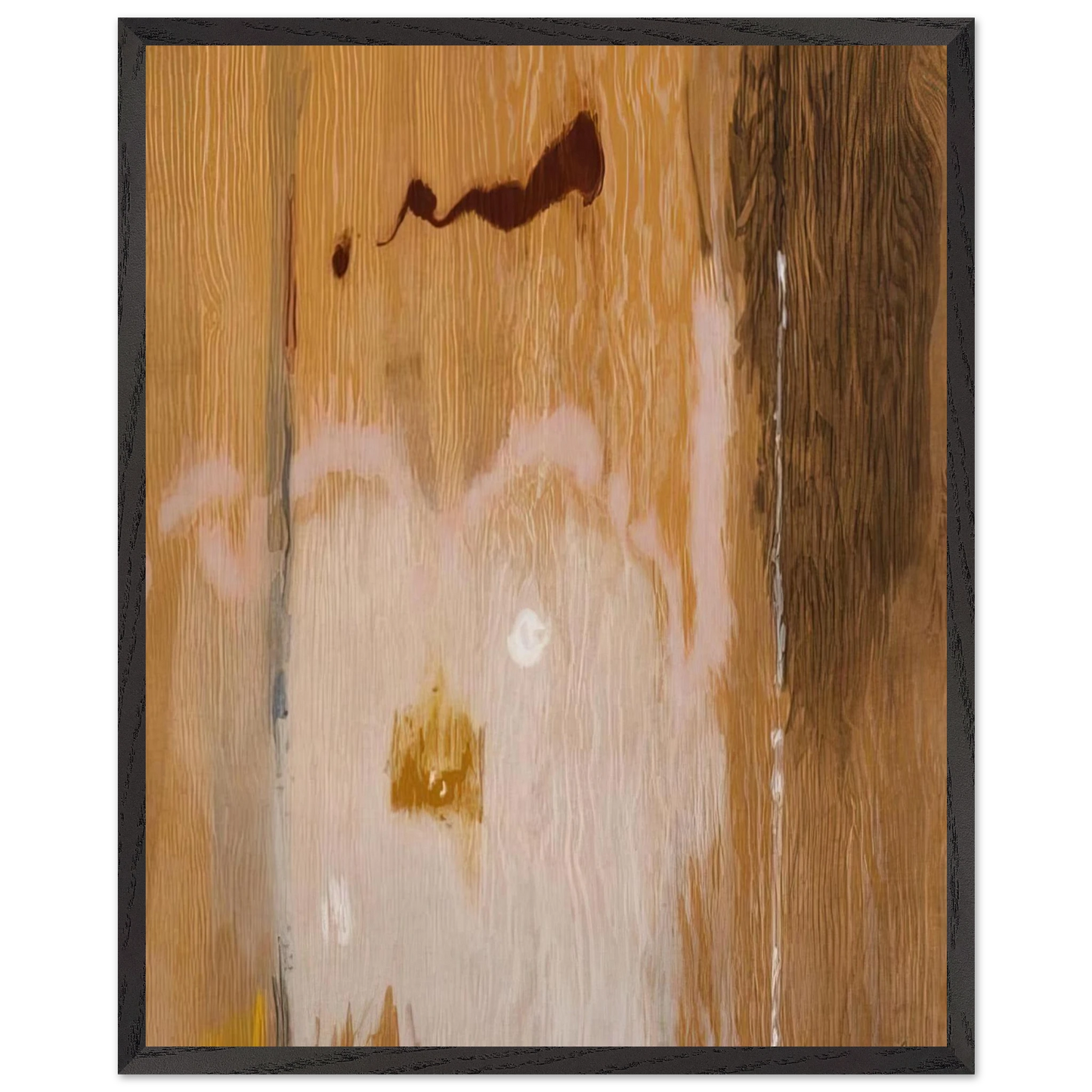 Helen Frankenthaler - Tales of Genji VI - 1998 Wall art - A2 (42 x 59.4  cm) - Premium Wooden Framed Poster With Fine Art Paper - Wood frame