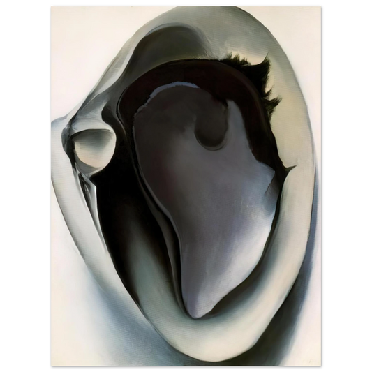 Georgia O'Keeffe - Clam and mussel Fine Art Poster - 13x18 cm / 5x7 inches