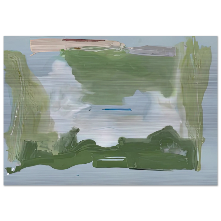 Lush Spring, 1975- - Helen Frankenthaler Brushed Aluminum Print - 70x100 cm / 28x40 inches | Helen Frankenthaler Aluminum Print | Helen Frankenthaler Prints