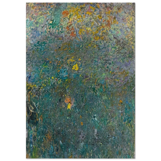 HYDROGEN 1961 - Milton Resnick Brushed Aluminum Print - 70x100 cm / 28x40 inches | Milton Resnick Aluminum Print | Milton Resnick Prints