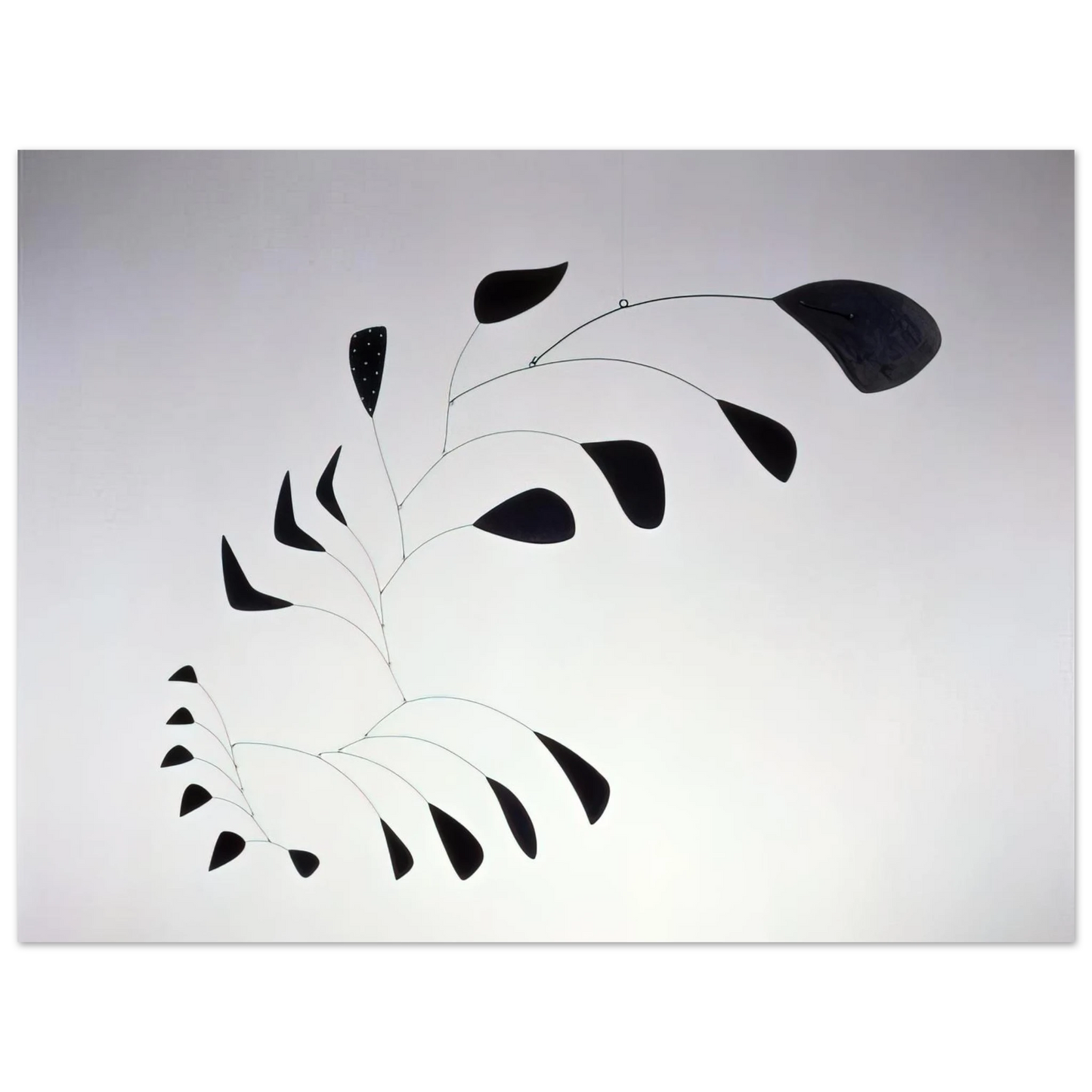 Alexander Calder - VERTICAL FOLIAGE 1941 Fine Art Poster - 13x18 cm / 5x7 inches