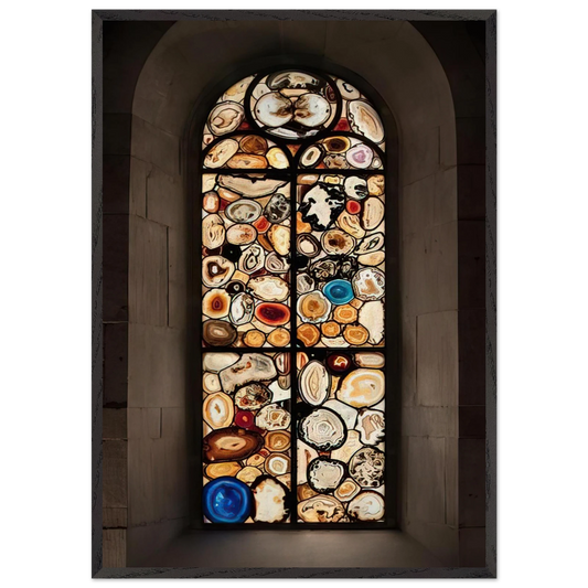 AHATFENSTER 2009 4 - Sigmar Polke Framed Art Print – Black Wooden Frame - Default Title - -Framed Art Print