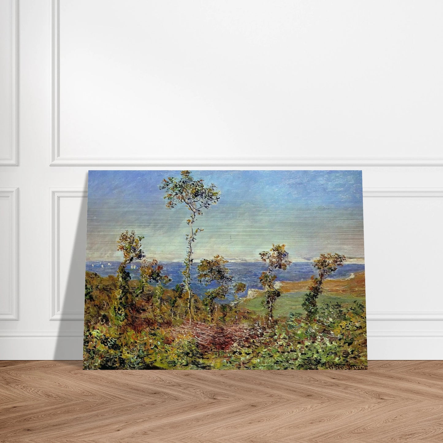 The Fonds at Varengeville - claude monet Brushed Aluminum Print - 70x100 cm / 28x40 inches | claude monet Aluminum Print | claude monet Prints