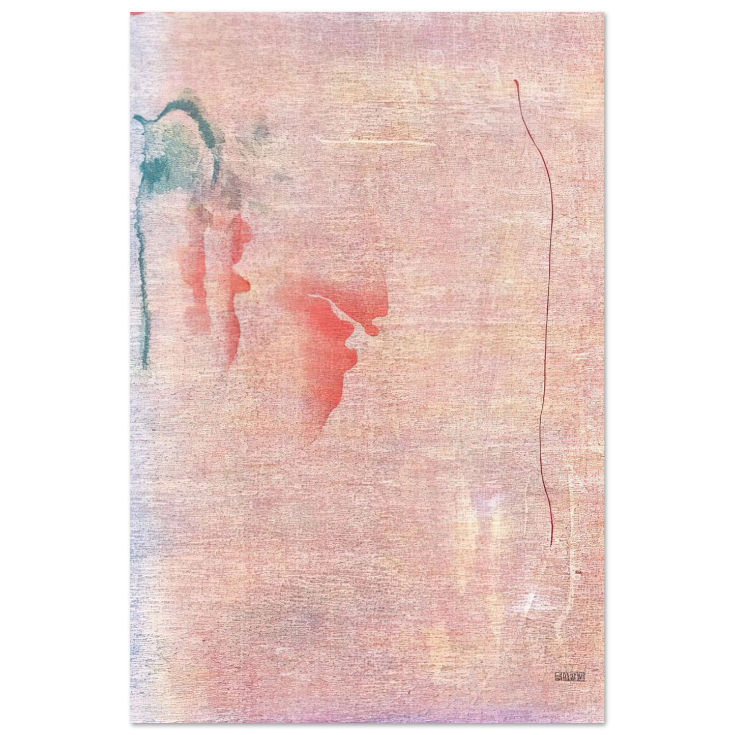 Helen Frankenthaler - Cedar Hill - 1983 Wall art - 27x35 cm / 11x14 inches - Fine Art Poster - -