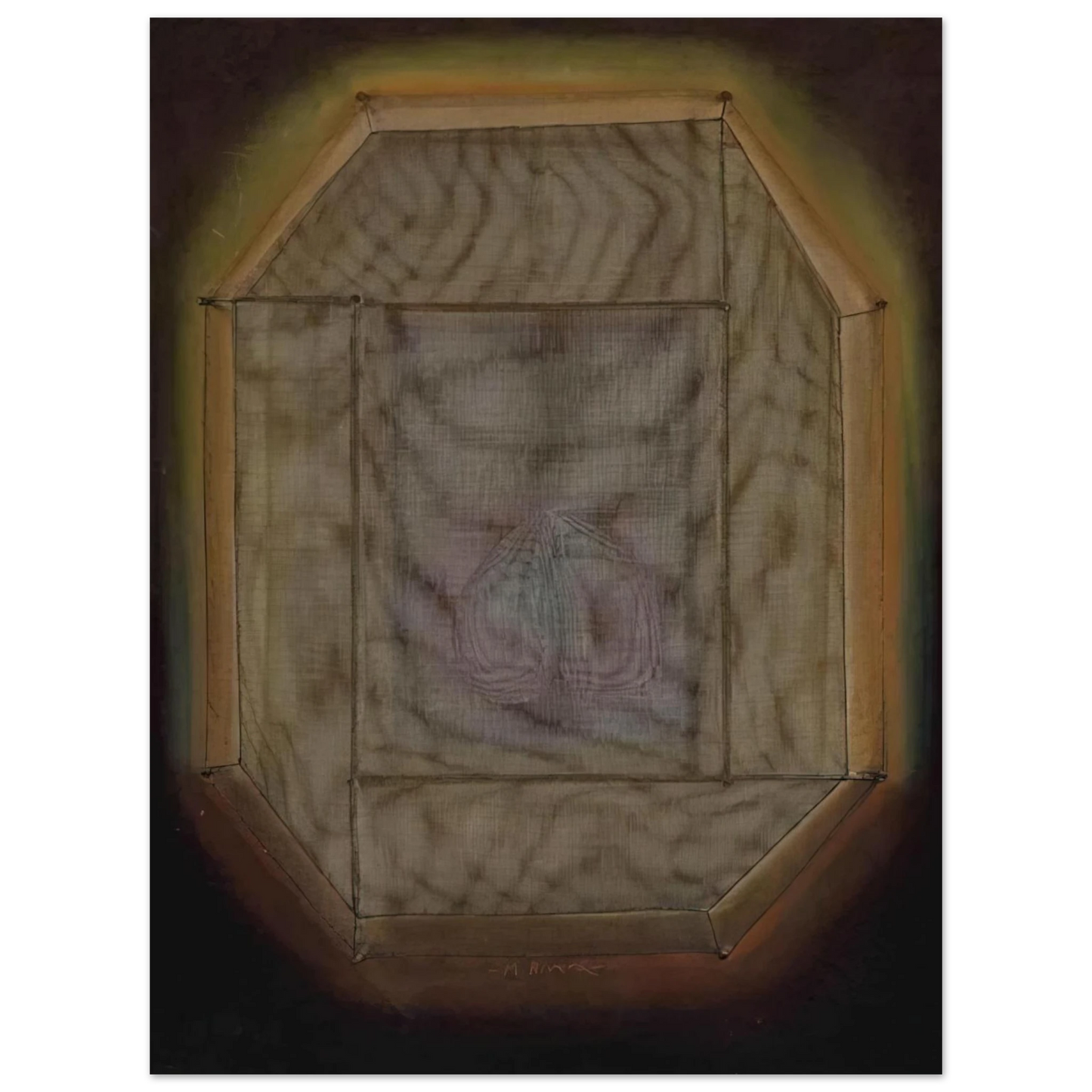 Manuel Rivera - Mutant Mirror No. 5 - 1971 Fine Art Poster - Default Title